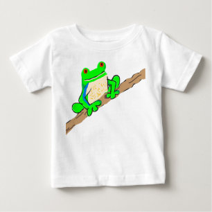 Frog on a log baby T-Shirt