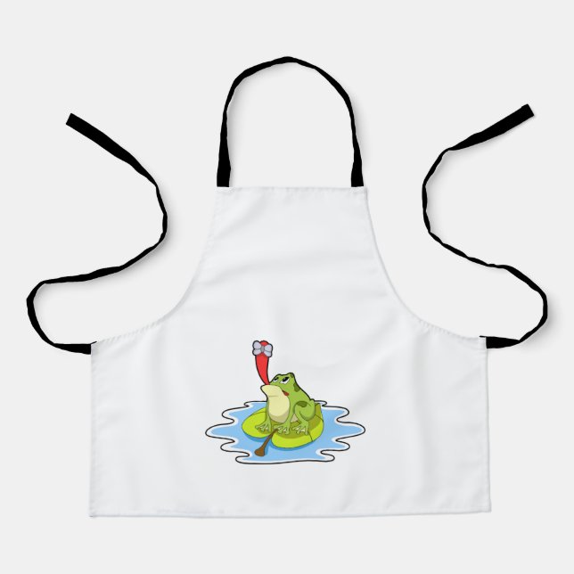 Frog on Leaf with Insect Apron (Front)