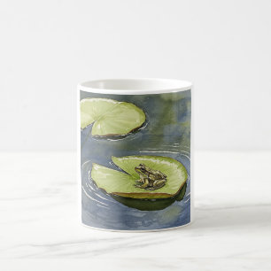 Frog on Lilypad Coffee Mug