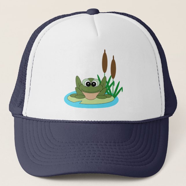 Frog on Lilypad Hat (Front)