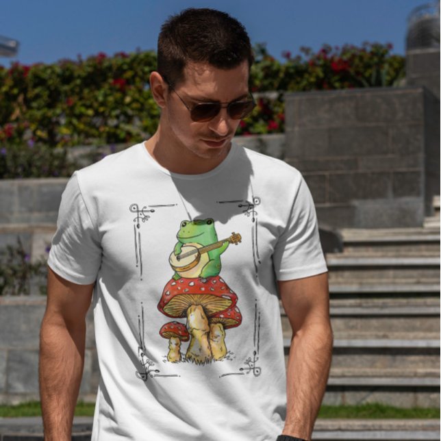 Frog On Mushroom T-Shirt (Creator Uploaded)