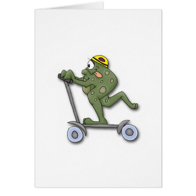 Frog on Scooter (Front)