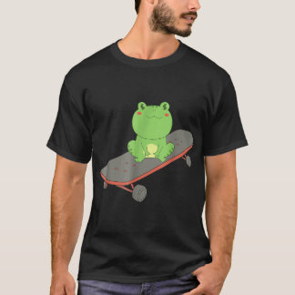 Frog On Skateboard (3) T-Shirt
