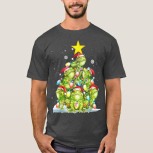 Frog Ornament Decoration Christmas Tree Tee Xmas G