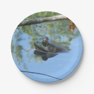 Frog Paper Plate