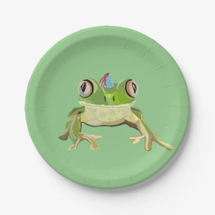 Frog Paper plates
