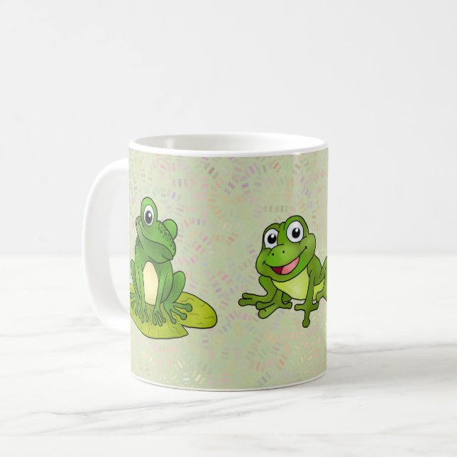 frog parade coffee mug (Front Left)