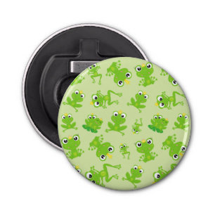 Frog Pattern, Cute Frogs, Green Frogs, Frog Prince Bottle Opener