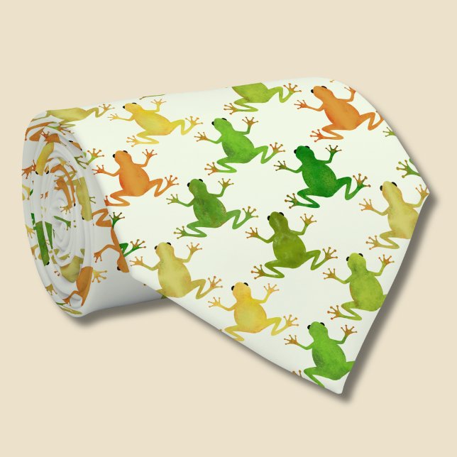 Frog pattern tie (Frog pattern tie)