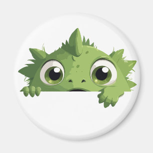 Frog Peeking Cute Adorable Funny Animal Cartoon  Magnet