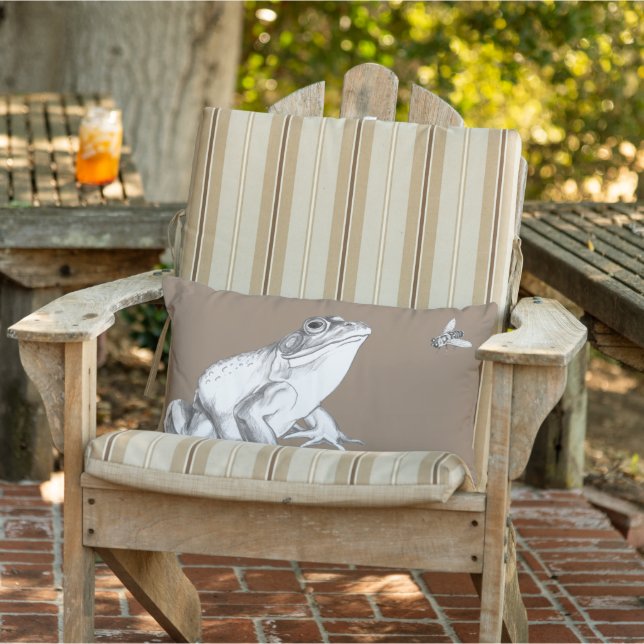 Frog Pillow Bullfrog Outdoor Bullfrog Pillows (Chair)