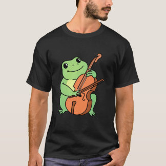 Frog Playing Cello  T-Shirt