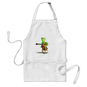 Frog Playing Guitar Standard Apron