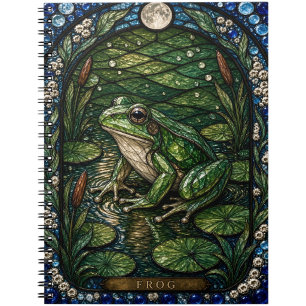 Frog Pond Edge Illumina Stained Glass Notebook