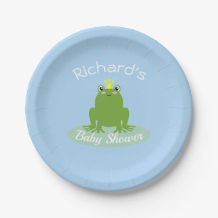 Frog Price Boys Paper Plate