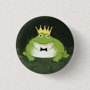 Frog Prince 3 Cm Round Badge