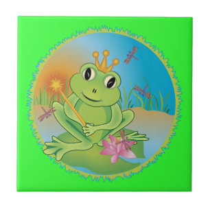 Frog Prince Ceramic Tile