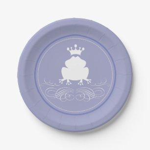 Frog Prince Charming Bridal Shower Paper Plate