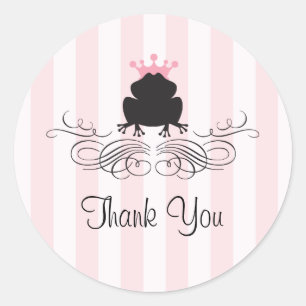 Frog Prince Charming Classic Round Sticker