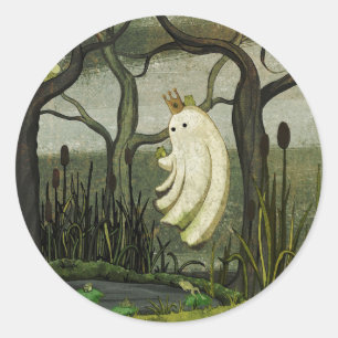 Frog Prince Classic Round Sticker