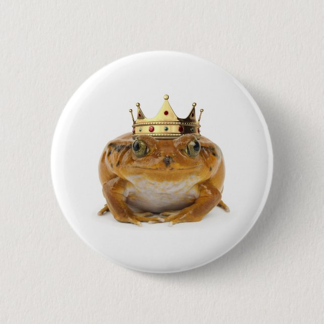 Frog Prince - front 6 Cm Round Badge (Front)