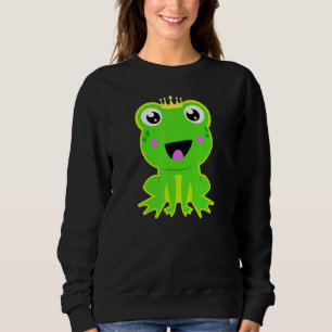 Frog Prince Funny Fairy Tale Lover Gift Toddler Bo Sweatshirt