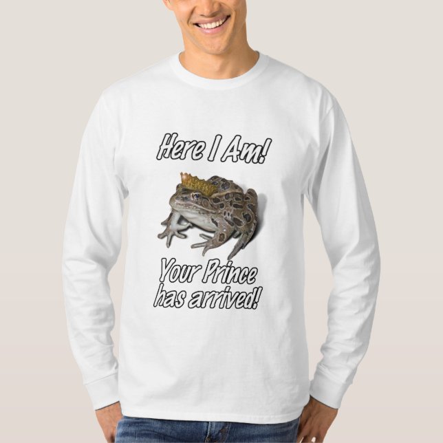 Frog Prince - "Here I Am" T-Shirt (Front)