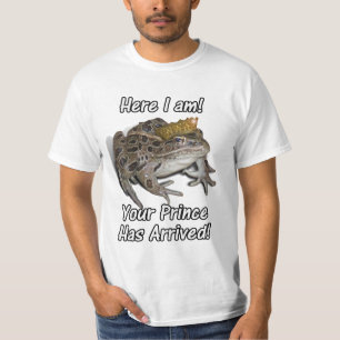 Frog Prince "Here I am, Your Prince Has Arrived!" T-Shirt