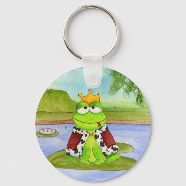 Frog Prince Keychain (Front)