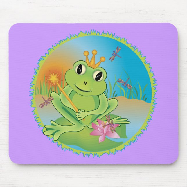Frog Prince Mouse Pad (Front)