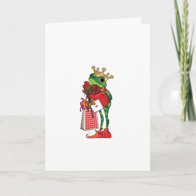 Frog Prince of Hearts Card (Front)