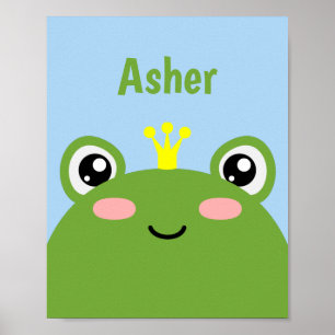 Frog Prince or Princess Poster