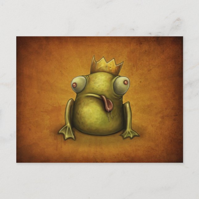 Frog Prince Postcard (Front)