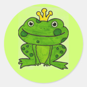 Frog prince sticker