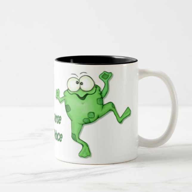 Frog Prince Two-Tone Coffee Mug (Right)