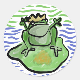 Frog Prince Valentine Sticker
