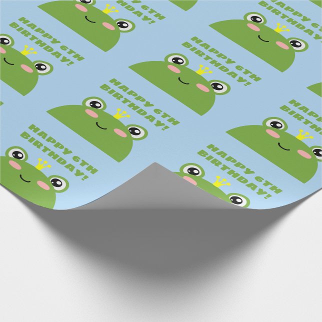 Frog Prince Wrapping Paper (Corner)