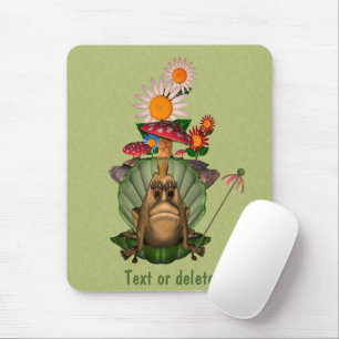 Frog Princess On Throne Personalized Mouse Pad