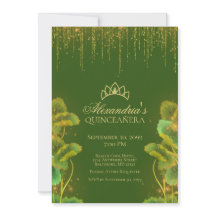 Frog Princess Quinceanera Invitation