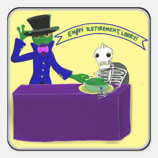 Frog Proper Retirement Sticker