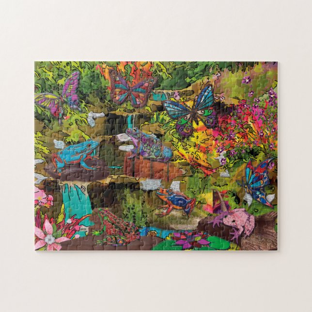 Frog puzzle (Horizontal)