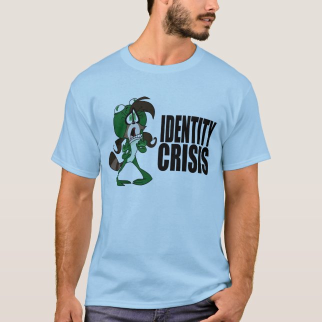 Frog Racoon Strawberry: Identity Crisis T-Shirt (Front)