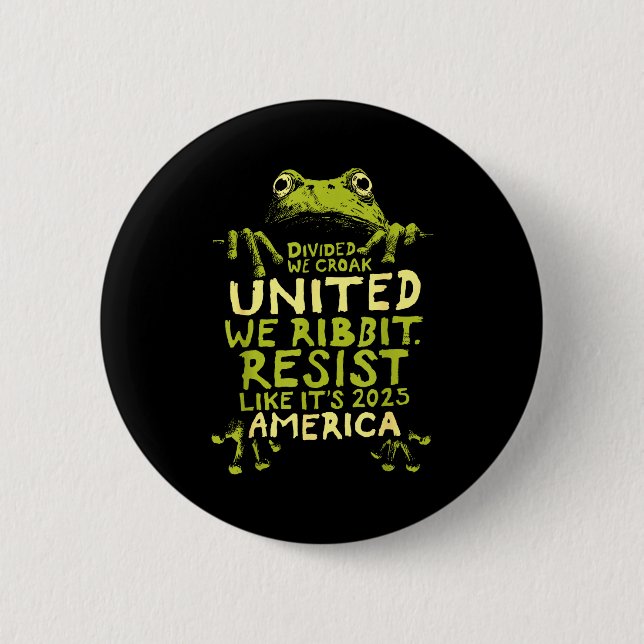 Frog Resist Cute Funny  6 Cm Round Badge (Front)