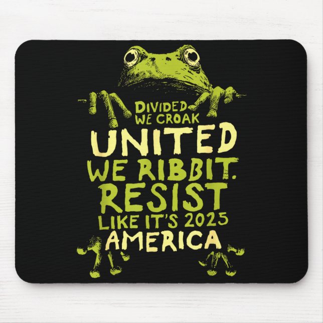 Frog Resist Cute Funny  Mouse Pad (Front)