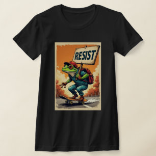 Frog Resist Portland Frog Protest - Portland Frog T-Shirt