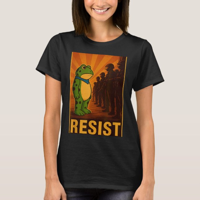 Frog Resist Rtland Frog Protest - Rtland Frog Acti T-Shirt (Front)
