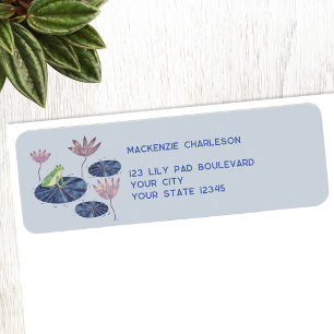 Frog Return Address Label