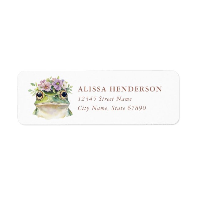 Frog Return Address Labels (Front)