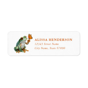 Frog Return Address Labels