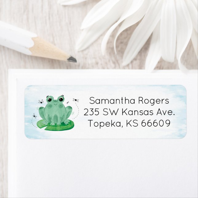 Frog Return Address Labels (Insitu)